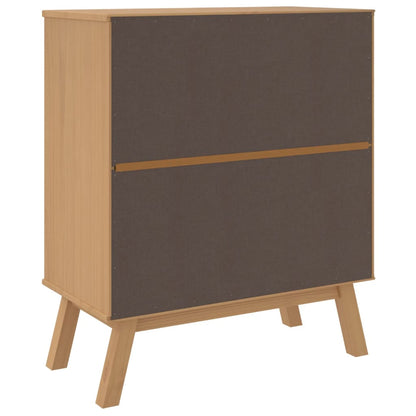 vidaXL Drawer Cabinet OLDEN Grey and Brown Solid Wood Pine