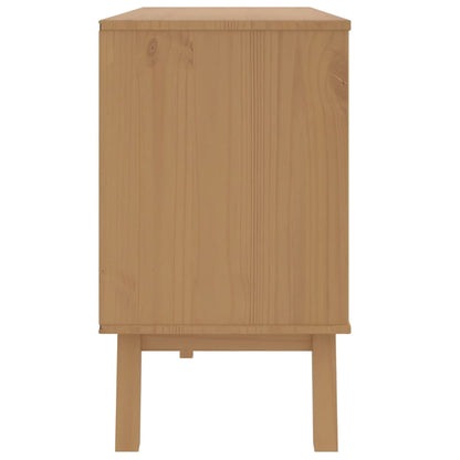 vidaXL Drawer Cabinet OLDEN Brown Solid Wood Pine