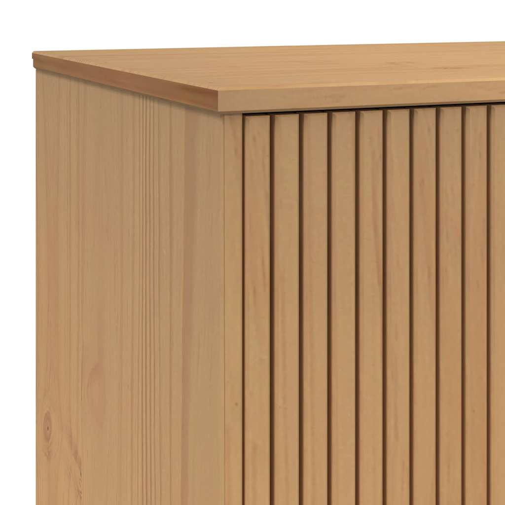 vidaXL TV Cabinet OLDEN Brown 114x43x57 cm Solid Wood Pine