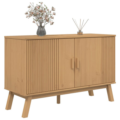 vidaXL Sideboard OLDEN Brown 114x43x73.5 cm Solid Wood Pine