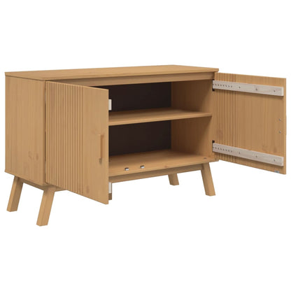 vidaXL Sideboard OLDEN Brown 114x43x73.5 cm Solid Wood Pine