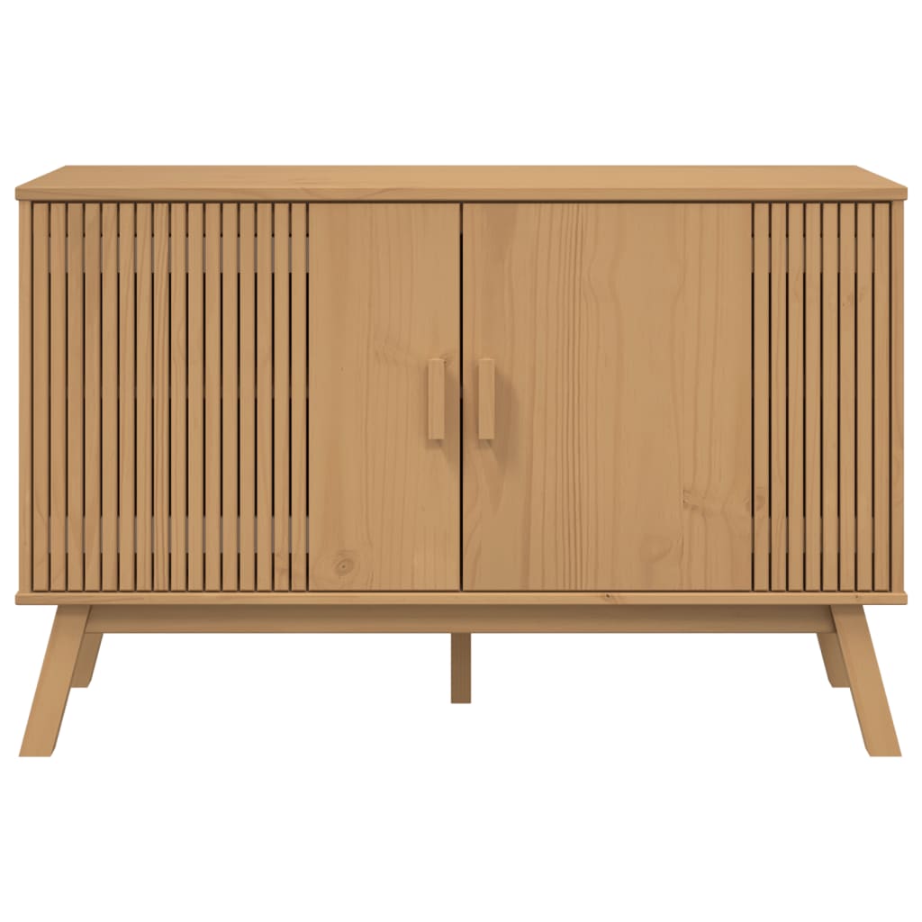 vidaXL Sideboard OLDEN Brown 114x43x73.5 cm Solid Wood Pine