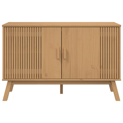 vidaXL Sideboard OLDEN Brown 114x43x73.5 cm Solid Wood Pine