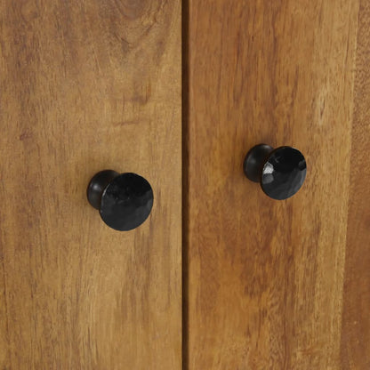 vidaXL 2 Piece Bathroom Furniture Set Solid Wood Mango