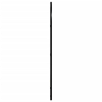 vidaXL Wall Mirror Black 60x100 cm Arch Iron