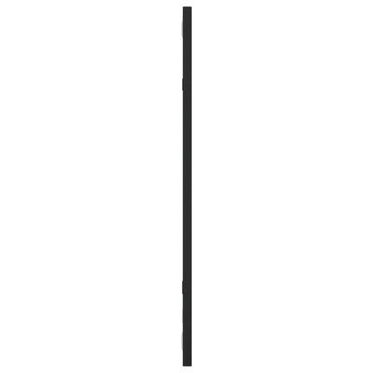 vidaXL Wall Mirror Black 30x60 cm Rectangle Iron