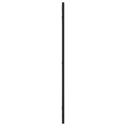 vidaXL Wall Mirror Black 40x80 cm Rectangle Iron