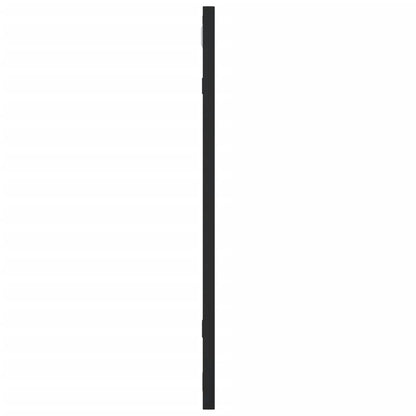 vidaXL Wall Mirror Black 50x50 cm Square Iron