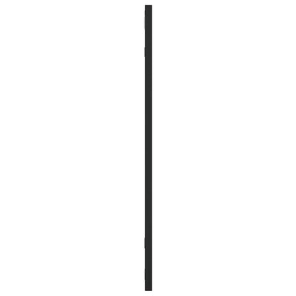 vidaXL Wall Mirror Black 60x60 cm Square Iron