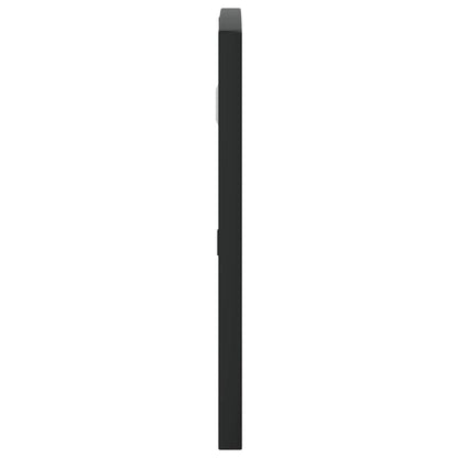 vidaXL Wall Mirror Black 60x30 cm Arch Iron