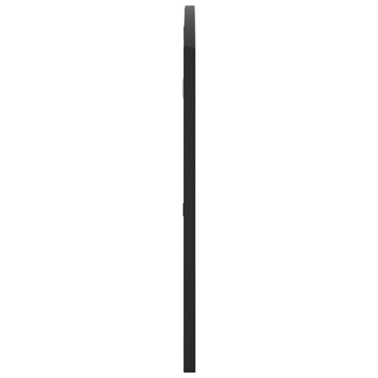 vidaXL Wall Mirror Black 100x50 cm Arch Iron