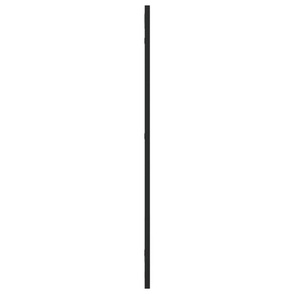 vidaXL Wall Mirror Black 30x80 cm Rectangle Iron