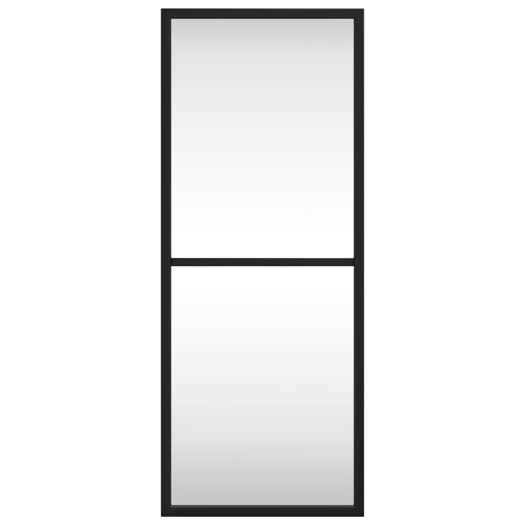 vidaXL Wall Mirror Black 20x50 cm Rectangle Iron
