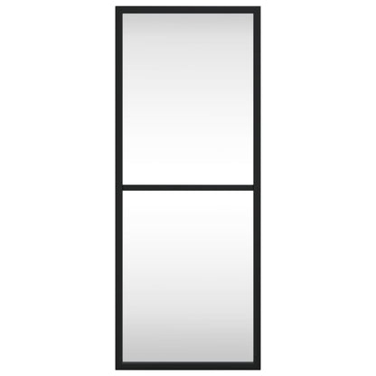 vidaXL Wall Mirror Black 20x50 cm Rectangle Iron