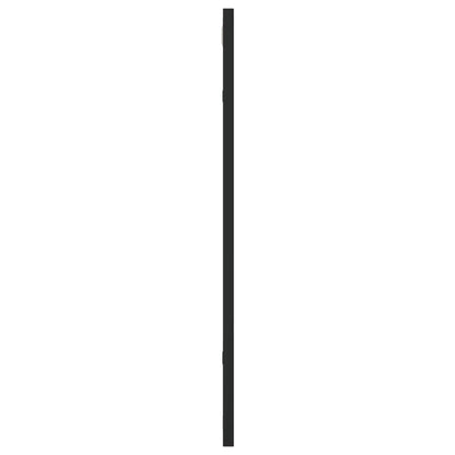 vidaXL Wall Mirror Black 50x60 cm Rectangle Iron