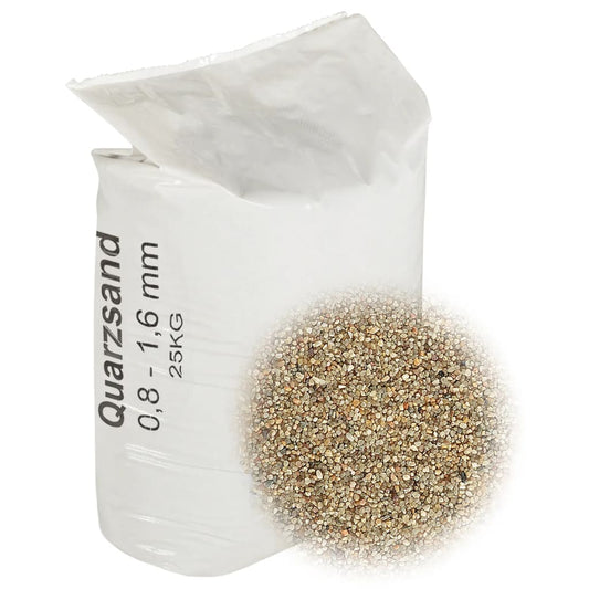 vidaXL Filter Sand 25 kg 0,8-1,6 mm