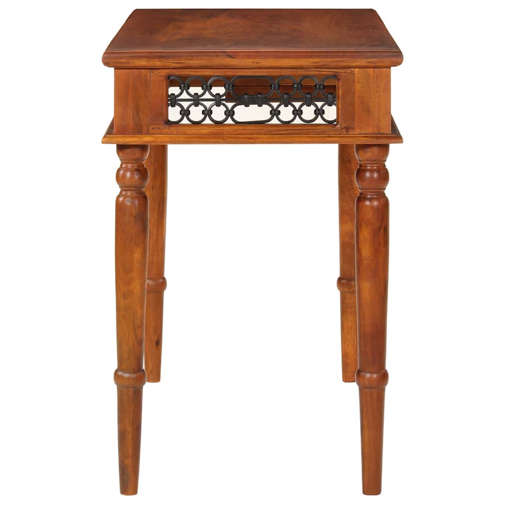 vidaXL Desk with Drawer 110x50x76 cm Solid Wood Acacia