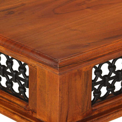 vidaXL Desk with Drawer 110x50x76 cm Solid Wood Acacia