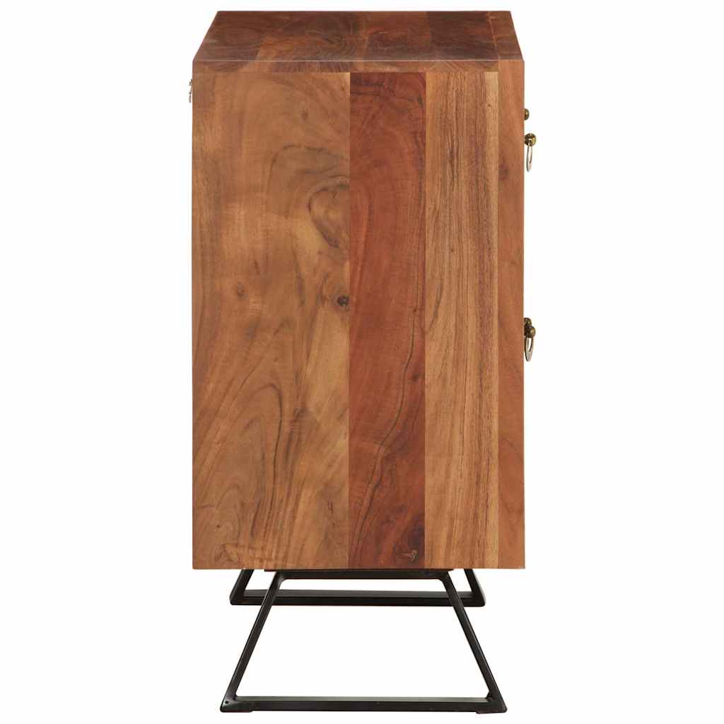 vidaXL Drawer Cabinet Honey Brown 70x35x70 cm Solid Wood Acacia