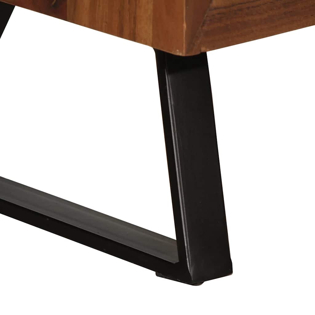 vidaXL Drawer Cabinet Honey Brown 70x35x70 cm Solid Wood Acacia