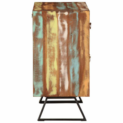 vidaXL Drawer Cabinet Multicolour 70x35x70 cm Solid Wood Reclaimed