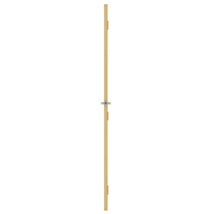 vidaXL Interior Door Slim Golden 76x201.5 cm Tempered Glass and Aluminium