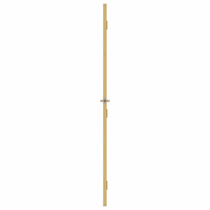 vidaXL Interior Door Slim Golden 83x201.5 cm Tempered Glass and Aluminium