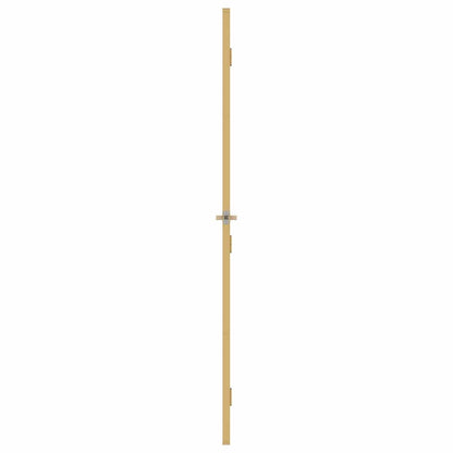 vidaXL Interior Door Slim Golden 93x201,5 cm Tempered Glass and Aluminium