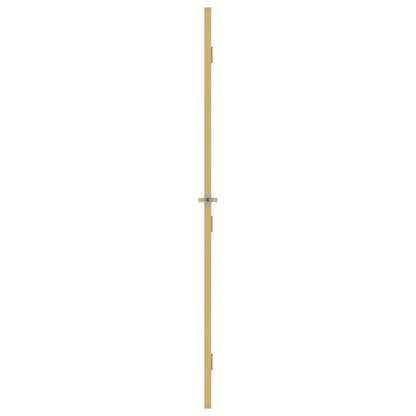 vidaXL Interior Door Slim Golden 102.5x201.5 cm Tempered Glass and Aluminium