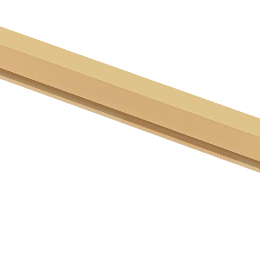 vidaXL Interior Door Slim Golden 102.5x201.5 cm Tempered Glass and Aluminium