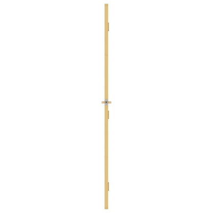 vidaXL Interior Door Slim Golden 93x201.5 cm Tempered Glass and Aluminium