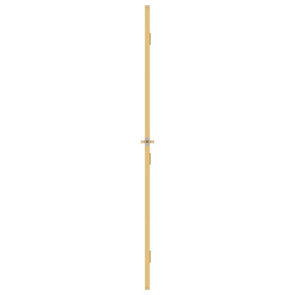 vidaXL Interior Door Slim Golden 102,5x201,5 cm Tempered Glass and Aluminium