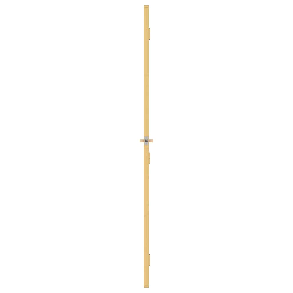 vidaXL Interior Door Slim Golden 76x201,5 cm Tempered Glass and Aluminium