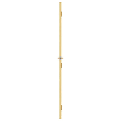 vidaXL Interior Door Slim Golden 93x201,5 cm Tempered Glass and Aluminium