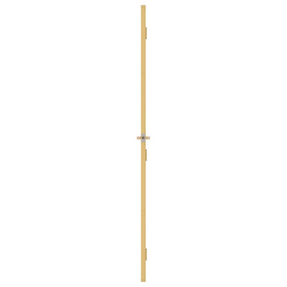 vidaXL Interior Door Slim Golden 76x201.5 cm Tempered Glass and Aluminium