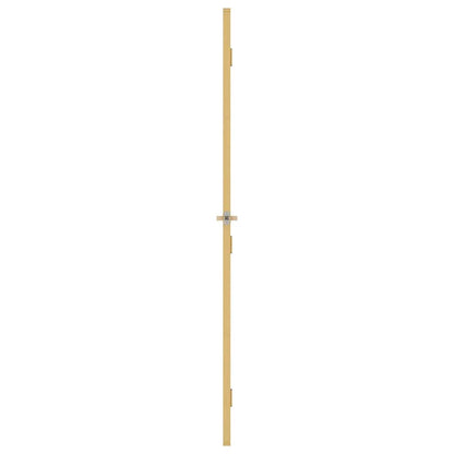 vidaXL Interior Door Slim Golden 93x201,5 cm Tempered Glass and Aluminium