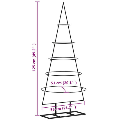 vidaXL | Metal Christmas Tree | with Stand 125 cm Powder-coated steel