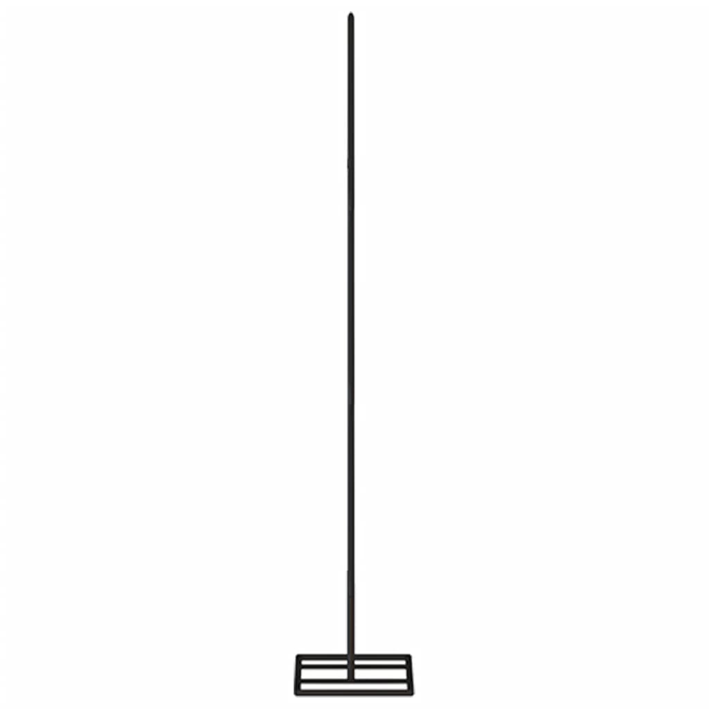 vidaXL Metal Christmas Tree | Black | Powder-coated steel | Medium | Hooks