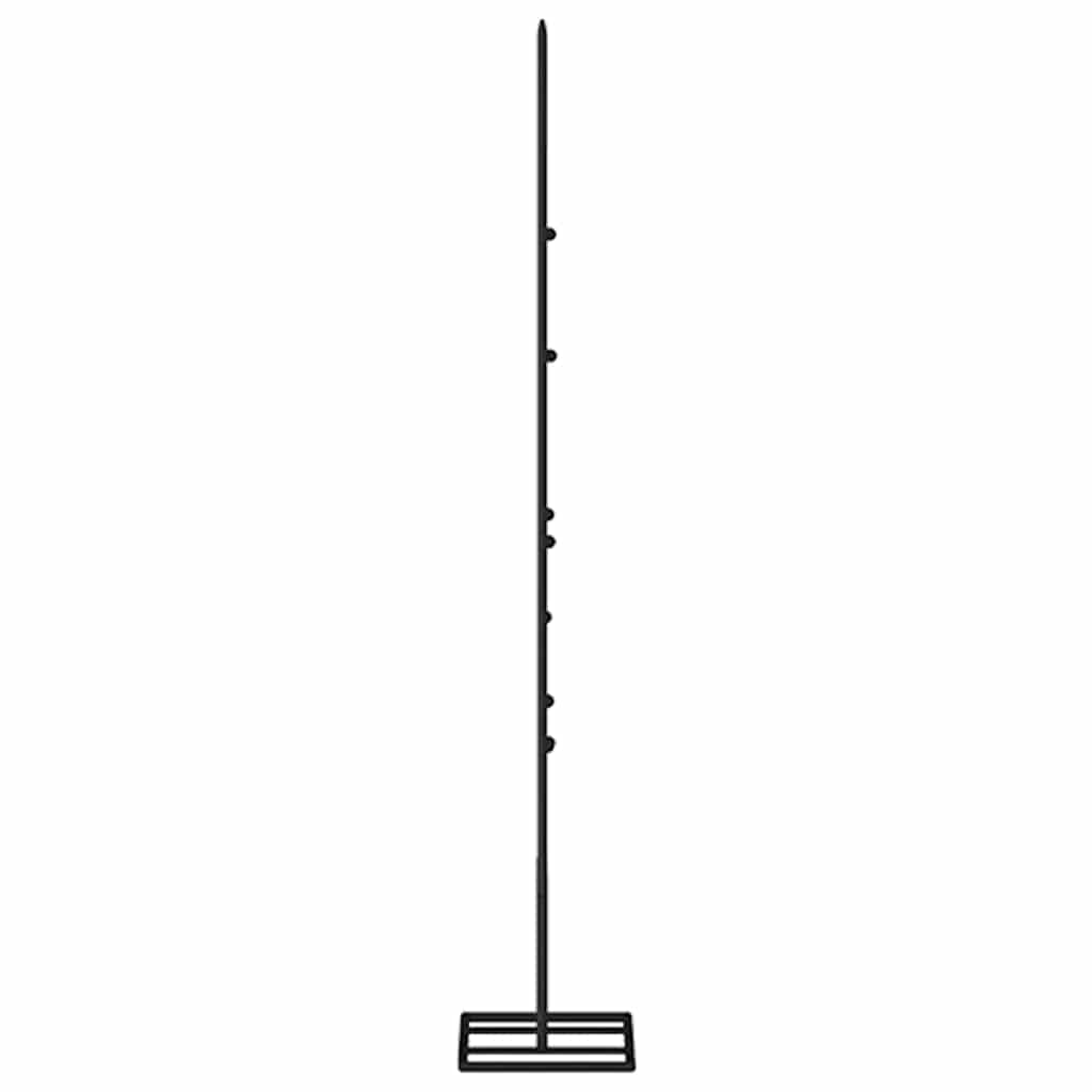 vidaXL Metal Christmas Tree for Decoration Black 60 cm