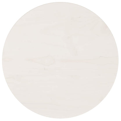 vidaXL Table Top Round White Ø40x3 cm Solid Wood Pine