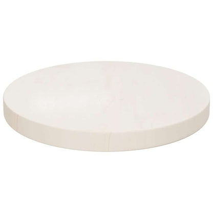 vidaXL Table Top Round White Ø40x3 cm Solid Wood Pine