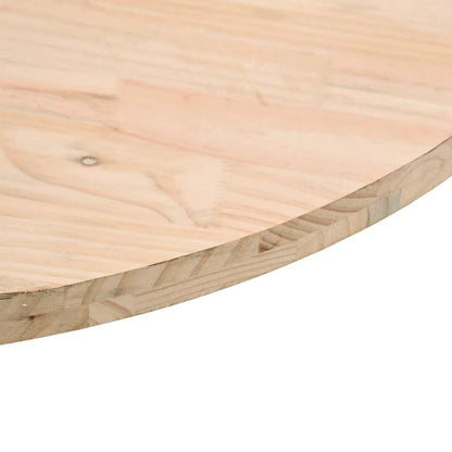 vidaXL Table Top Round Ø90x3 cm Solid Wood Pine