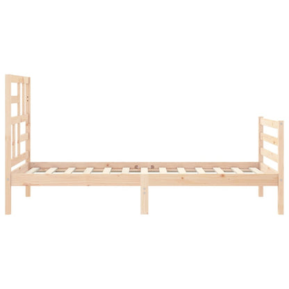 vidaXL Bed Frame without Mattress 100x200 cm Solid Wood