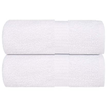 vidaXL Washcloths "FROGN" 2 pcs White 15x21 cm 360 gsm