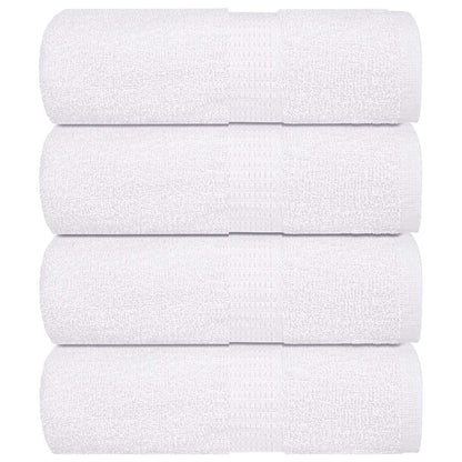 vidaXL Washcloths "FROGN" 4 pcs White 15x21 cm 360 gsm