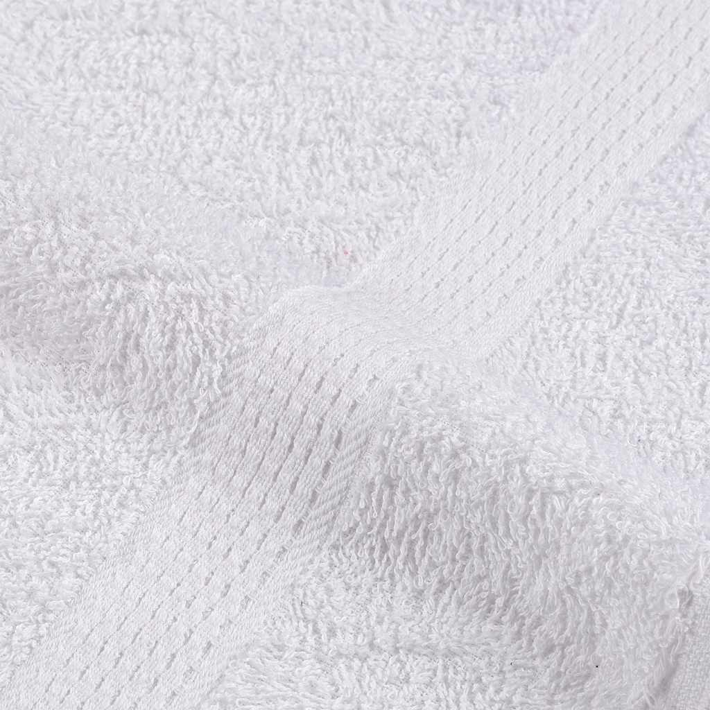 vidaXL Wash Towels "FROGN" 10 pcs White 30x30 cm 360 gsm
