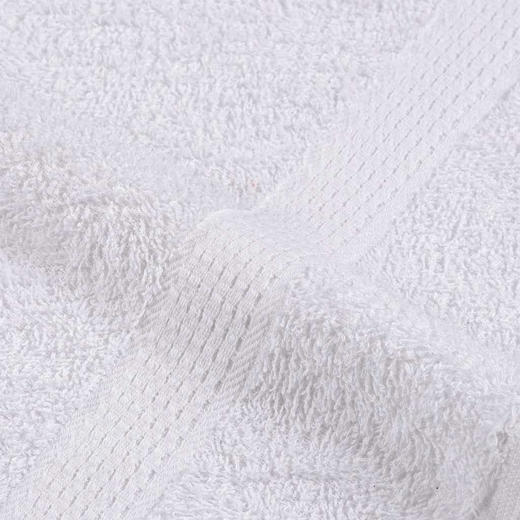 vidaXL Wash Towels "FROGN" 50 pcs White 30x30 cm 360 gsm
