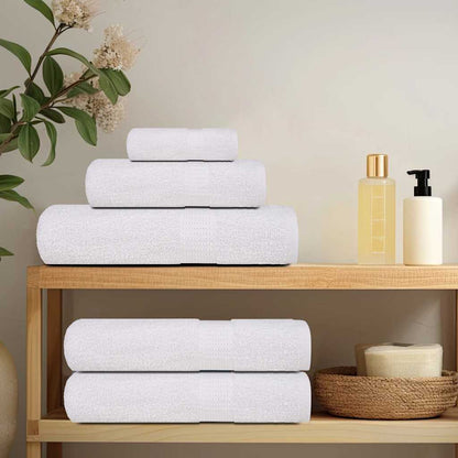 vidaXL Guest Towels "FROGN" 10 pcs White 30x50 cm 360 gsm