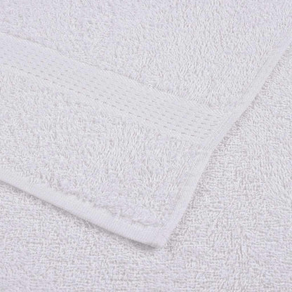 vidaXL Hand Towels "FROGN" 10 pcs White 50x100 cm 360 gsm