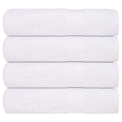 vidaXL Shower Towels "FROGN" 4 pcs White 70x140 cm 360 gsm